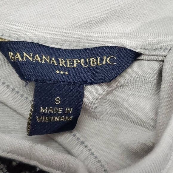 Banana Republic Small Gray Tank Lace Detail - Picture 3 of 7